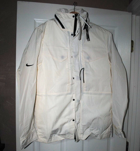 OFF WHITE GIACCA NIKE SPORTSWEAR TECH PACK TAGLIA S 3 IN 1 BIANCA OFF BIANCA GRIGIA BIANCA NUOVA CON ETICHETTE
