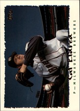1995 Topps Milwaukee Brewers Baseball Card #580 Cal Eldred