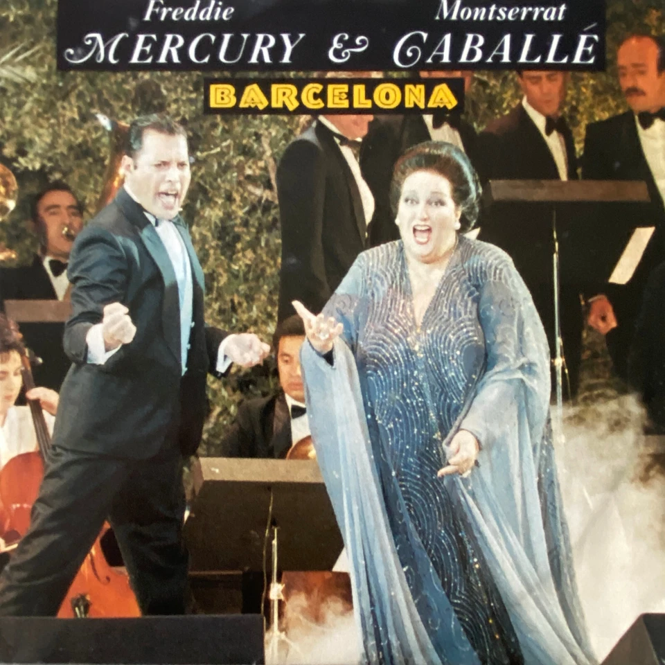 FREDDY MERCURY / MONTSERRAT CABALLÉ: Barcelona (Single Polydor 887 075-7/NM) - Bild 1 von 3