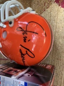 Jim Brown Jimmy Riddell Mini Helmet AUTO SIGNED Autograph PSA/DNA Football NFL - Picture 1 of 3