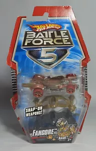 MATTEL 2009 HOT WHEELS BATTLE FORCE 5 FANGORE 1:64 DIE CAST TOY CAR SEALED - Picture 1 of 16