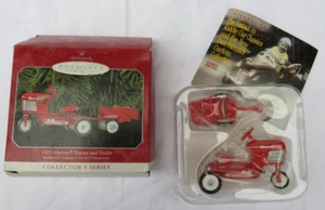 Hallmark Kiddie Car Classics 1955 Murray 1998 tractor y remolque adornos - Imagen 1 de 10