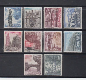 ESPAÑA 1965 SPAIN NUEVO MINT MNH EDIFIL 1643-1652 SCOTT 1280-1289 TOURISM - Picture 1 of 1