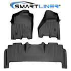 SMARTLINER Floor Mats Liners Black For 2010-2012 Ram 2500/3500 Mega Cab