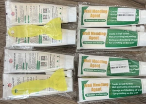 LOT OF 8 WALL MENDING AGENT SQUEEZE & SCRAPE KIT W/NOZZLE SCRAPER NEW - Picture 1 of 3