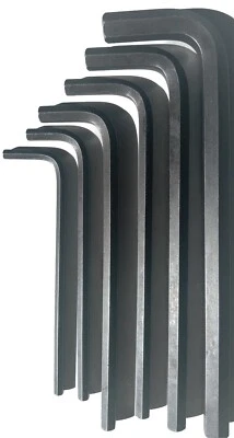 Allen Wrenches Hex Head Key Set 6 Piece Common Sizes Standard& Metric Mixed Lot  - Image 1 of 4