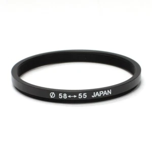 58mm to 55mm Step-Down Lens Filter Ring Adapter - Picture 1 of 9