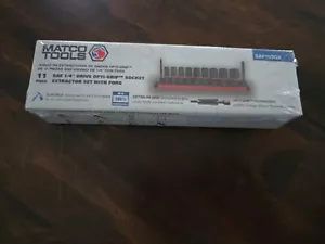 Matco Tools Sae 1/4 Drive Opti-Grip Socket Extractor Set With FORS SAP11OGX NEW - Picture 1 of 5