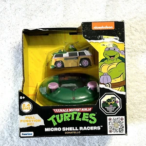 TMNT Teenage Mutant Ninja Turtles Radio Control Micro Shell Racers Donatello - Imagen 1 de 5