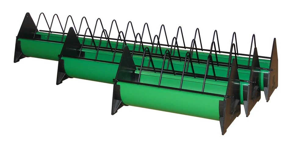 Tröge mit Fressgitter, aus Kunststoff, FS-Qualität (3 Größen - 4 Längen) - Bild 1 von 4