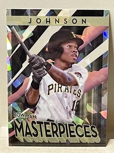 2022 Bowmans Best Termarr Johnson Masterpieces Atomic Refractor Pittsburgh - Picture 1 of 5