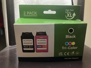 HP 64XL Tri-Color High Yield Ink Cartridge Two Pack Combo New Open Box - Picture 1 of 4