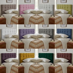 Headboards Cube Design 2FT6|3FT|4FT|5FT|6FT Small King Double Bed Bedroom Home - Picture 1 of 164