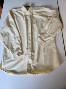 Nordstrom Nordsport camicia Oxford gialla con bottoni manica lunga taglia media uomo - Foto 1 di 7