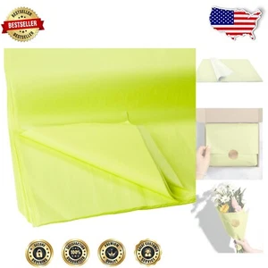Vibrant Citrus Recycled Tissue Paper - 480 Sheets, Perfect for Crafts & Gifts - Picture 1 of 6