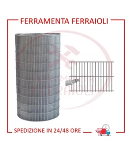 RETE METALLICA H.61 FONDO GABBIA CONIGLI POLLI GABBIE DOPPIA AGRICOLTURA - Foto 1 di 4