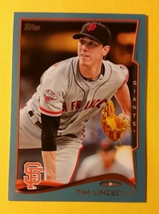 TIM LINCECUM (SP) VARIACIÓN AZUL #397 GIGANTES DE SAN FRANCISCO * 2014 TOPPS MLB - Imagen 1 de 3