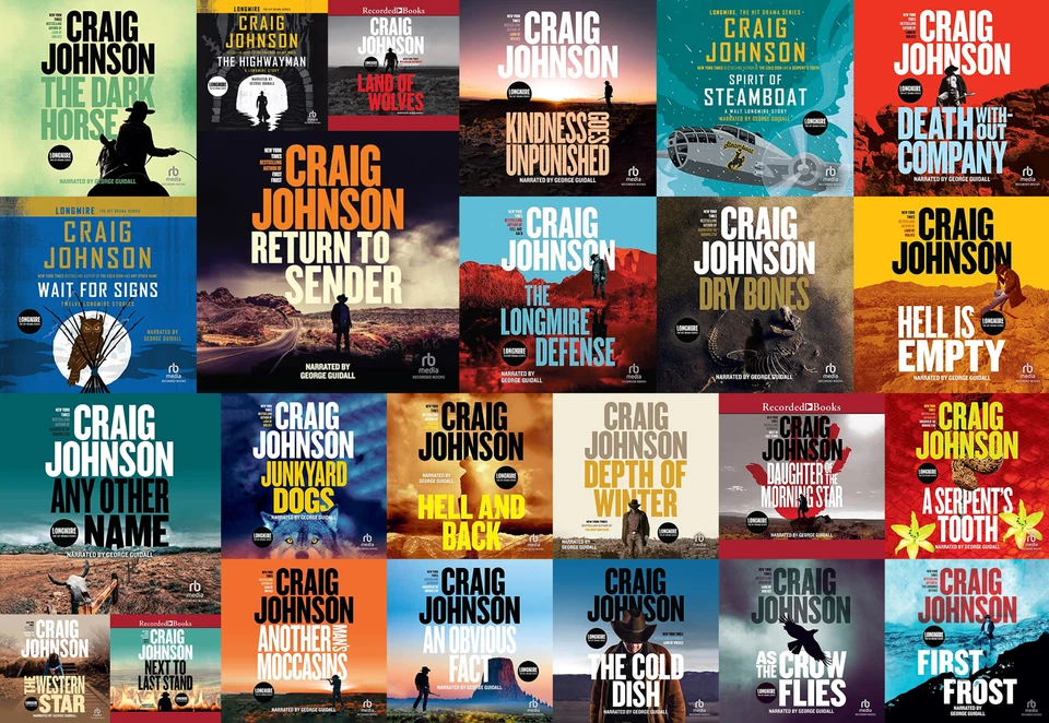 Craig Johnson's Walt Longmire Mysteries (24 Audiobooks on USB or DVD) - Image 1 of 1