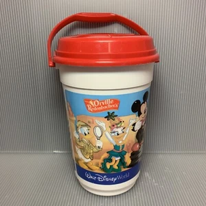 Vintage Walt Disney World 1992-93 Movie Set Popcorn Bucket ~ Orville Redenbacher - Bild 1 von 12