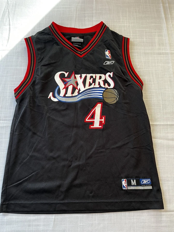Camiseta deportiva de baloncesto juvenil de novato Iguodala Phila Sixers NBA 76ers M usada en excelente estado rara #4  Foto 1 de 4
