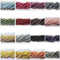 100Pcs Top Quality Czech Glass Pearl Round Beads 3mm 4mm 6mm 8mm 10mm 12mm 14mm