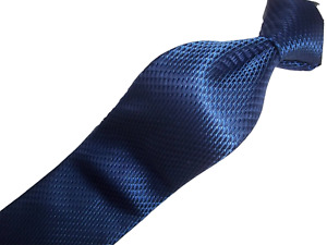 New John W. Nordstrom Blue Woven Silk Tie 60"L x 3"W