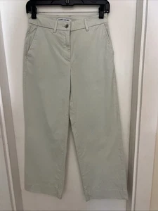 Elizabeth And James Damenhose Größe 0 Cropped weites Bein beige Baumwolle - Bild 1 von 3