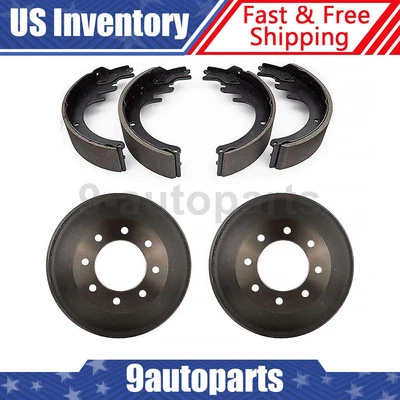 Tambores de freio traseiros sapatas de freio para 1994 - 1996 1997 1998 1999 GMC C1500 Suburban - Imagem 1 de 4