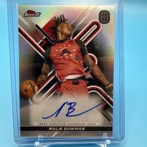 2022/23 Topps Finest OTE MALIK BOWMAN Auto - Picture 1 of 2