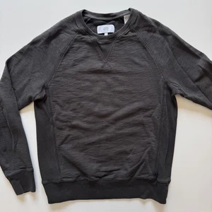 JACK SPADE Crew Neck Raglan Terry Sweatshirt Mens Small Charcoal Gray Classic - Picture 1 of 13