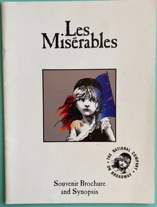 LES MISERABLES Souvenir Program Robert Evan Lisa Capps The National Company - Picture 1 of 5