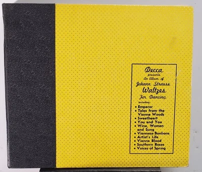 Johann Strauss Waltzes – Harry Horlick – Decca Album No. 3 –78 RPM 5 record set - Image 1 of 4