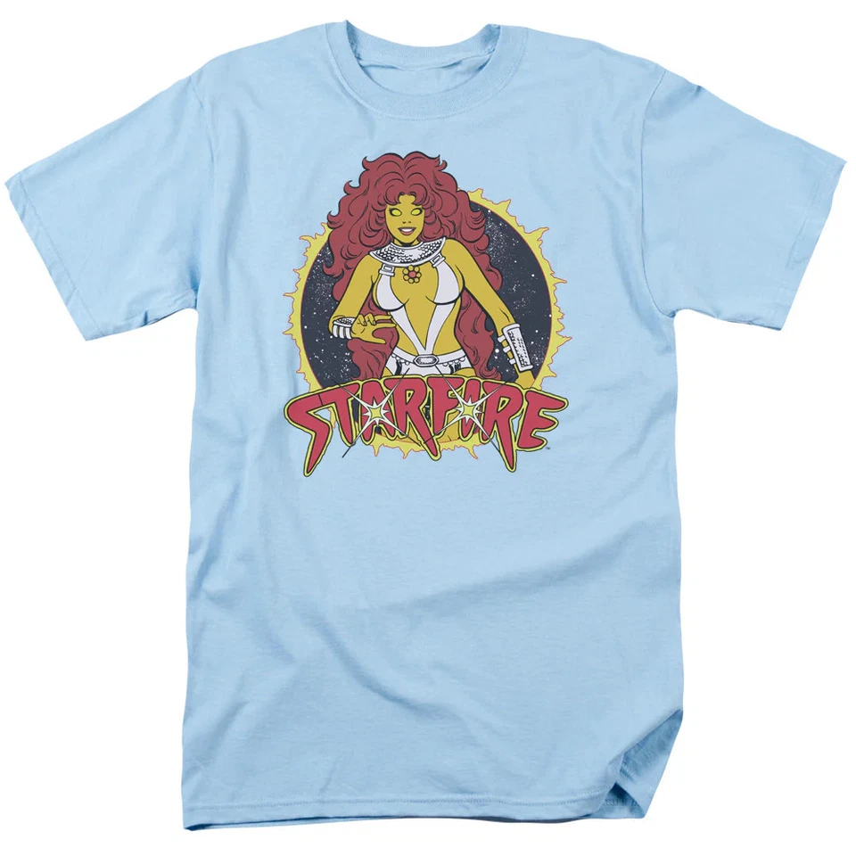 Camiseta azul claro DC Starfire para hombre Foto 1 de 1