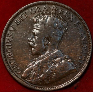 1918 Canada One Cent Foreign Coin - Picture 1 of 2