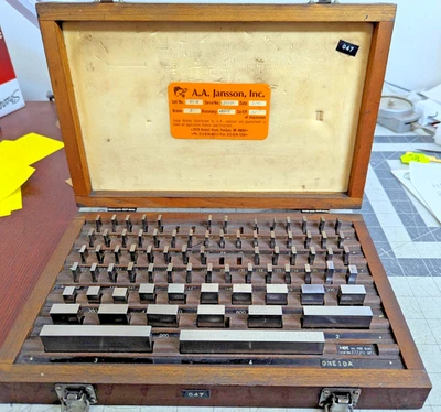 HDT 81R Rectangular Grade #2 Steel Block Gauge Set 0.05” ~ 4'' [RSOF]#4 - Image 1 of 4