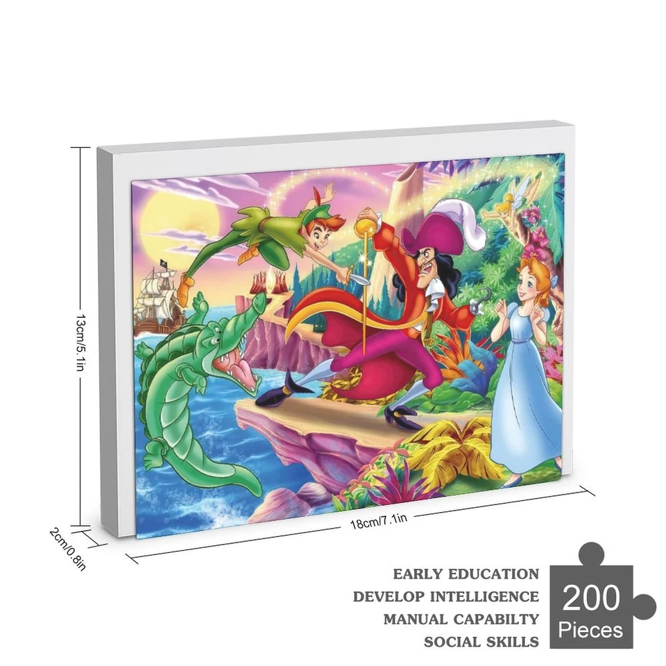 Peter Pan Jigsaw Puzzle 200 Pieces Gift for Birthday Holiday - Image 1 of 1