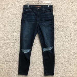 Pantalones de mezclilla Joes 30 para mujer azul impecable Charlie tiro alto ajustados elásticos - Imagen 1 de 12