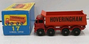 Vintage Matchbox Lesney No. 17 8-Wheel Tipper Hoveringham Tipper In Original Box - Picture 1 of 9