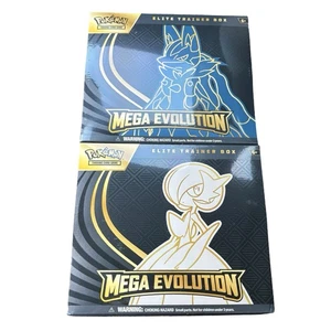 Pokemon Juego de Cartas Coleccionables Mega Evolution Elite Caja Entrenador ETB Paquete Ambos Sellados de Fábrica - Imagen 1 de 2