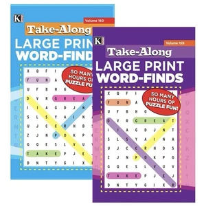 Kappa Word Search Puzzle Book Large Print, 8 x 5 in., Volume 159 + 160, (2 PACK) - Bild 1 von 1