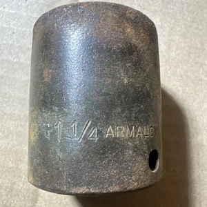 Armstrong 1/2 Drive 6 Point 1-1/4” SAE Impact Socket Made In USA 20-040 - Picture 1 of 10