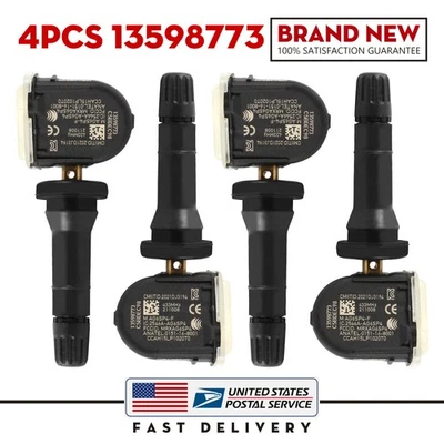 Sensor de presión de neumáticos 4 piezas OEM 13598773 TPMS 433 MHz para Buick LaCrosse 2017-2019 Foto 1 de 4