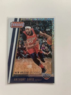 2017-18 Panini Threads Anthony Davis Dazzle /199 #7 New Orleans Pelicans - Image 1 of 2