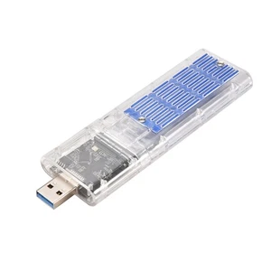 Boîtier Ssd Externe M.2 Ngff  Haute Vitesse Usb3.0 Gen1 5 Gb / S Boîtier de1166 - Foto 1 di 7