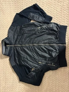 Paul & Shark Yachting Jacket Men XL Navy Blue Full Zip Nylon Lightweight Bomber - Picture 1 of 8