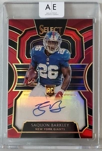 2018 Select 🏈🔥Saquon Barkley RC Rookie Signatures Maroon Auto #19/20 SSP - Picture 1 of 3
