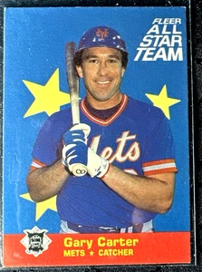 1986 Fleer All-Stars #4 Gary Carter Mets - Bild 1 von 3
