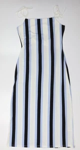 H&M Women's Multicoloured Striped Slip Dress M - Picture 1 of 12