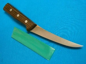 VINTAGE FORSCHNER VICTORINOX 407-5 HUNTING FISHING SKINNING KNIFE CHEFS BUTCHERS - Picture 1 of 16