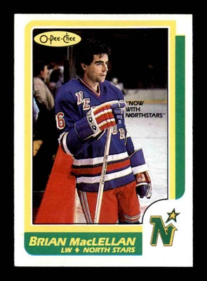 1986 O-Pee-Chee #33 Brian MacLellan  NM/NM+ X3132563 - Image 1 of 3